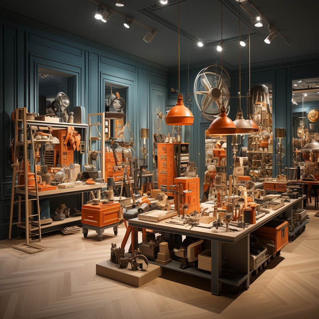 Magasin vente objets bricolage