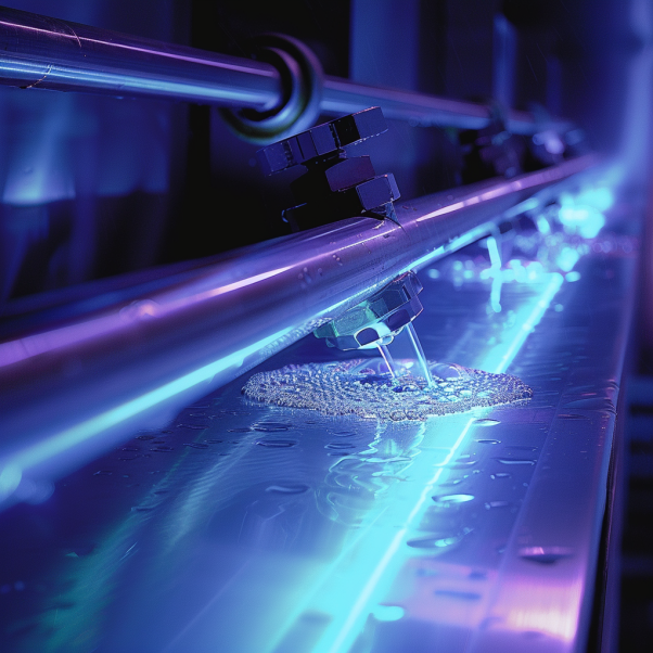 Desinfection deau de pluie par UV