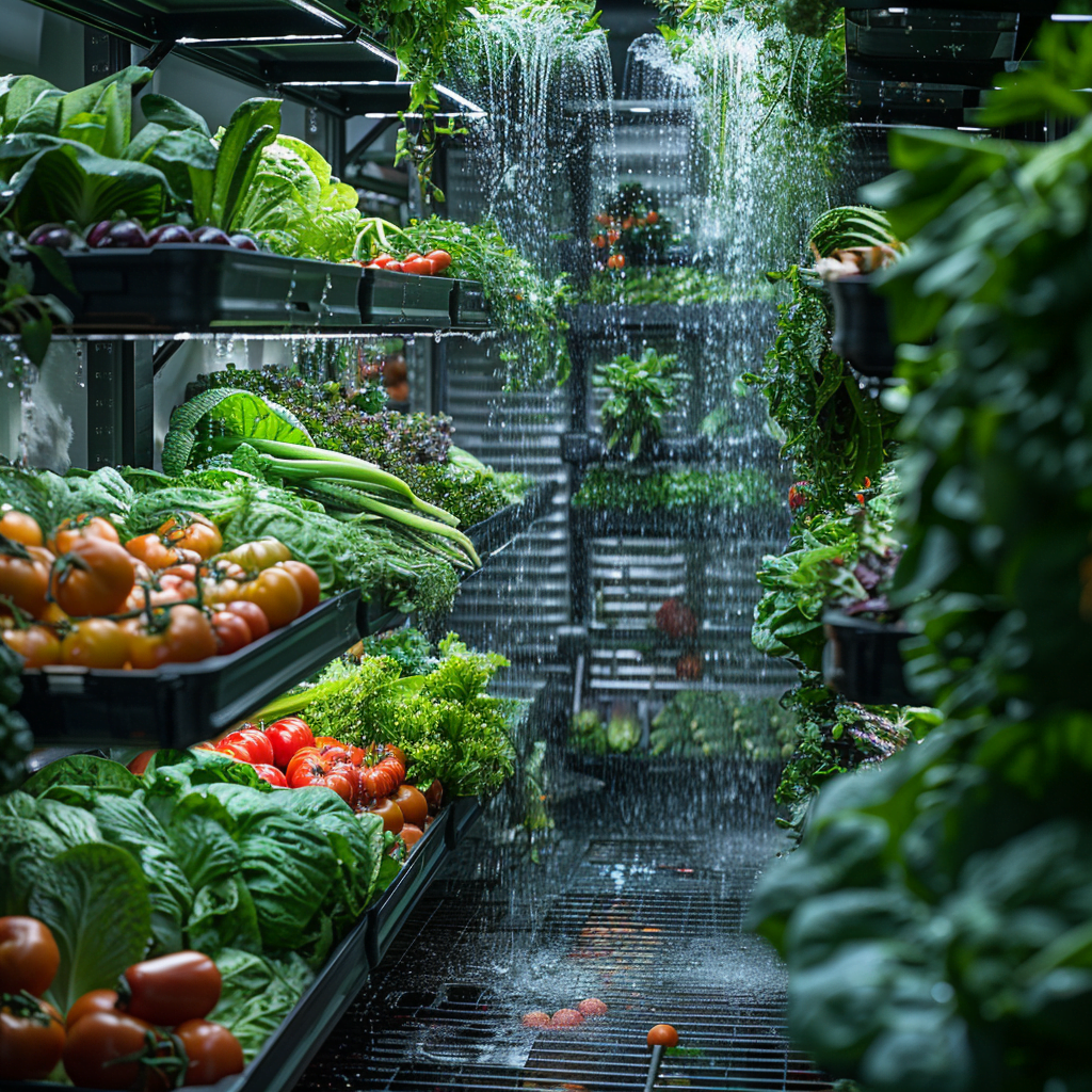 Jardin High tech avec systeme darrosage