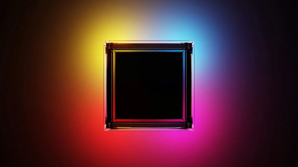 Lampe LED murale multicolore