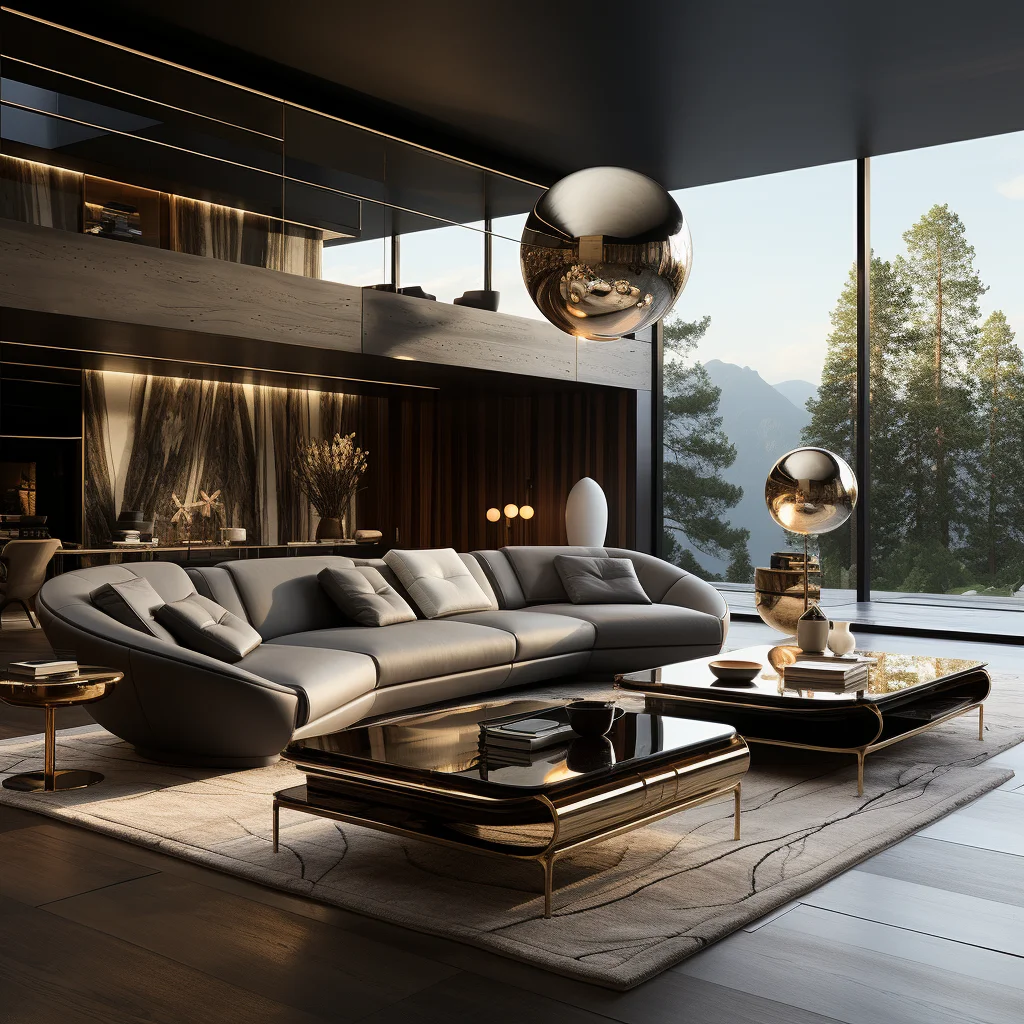 Salon metallise