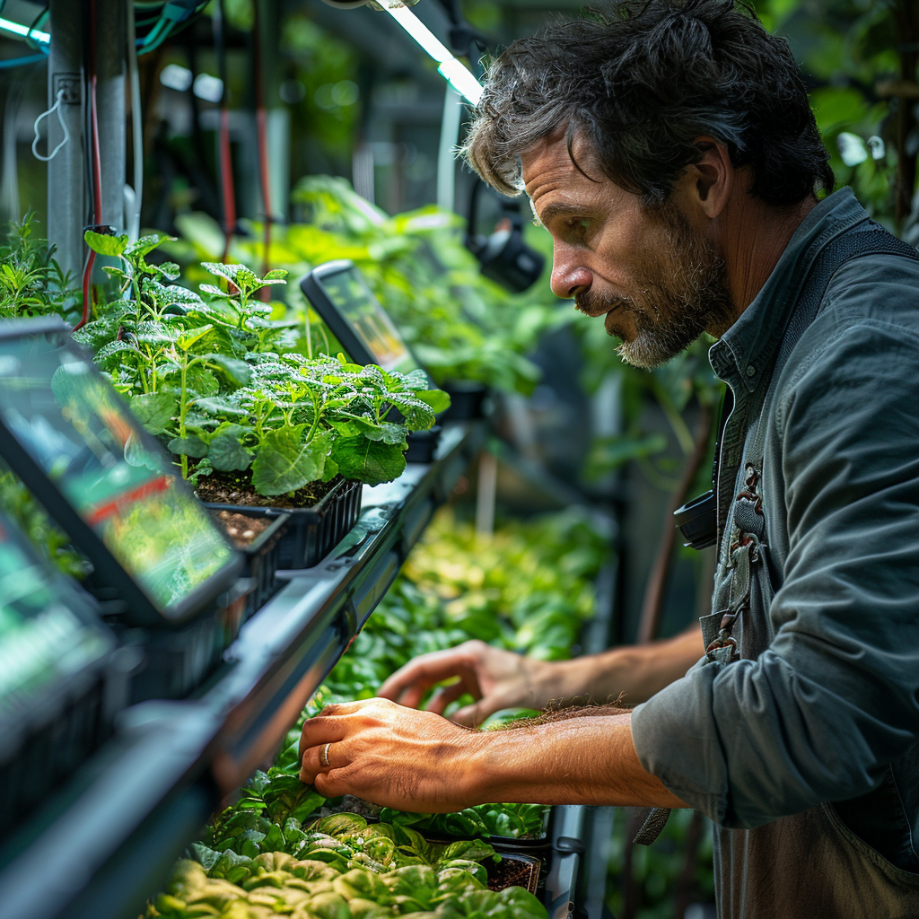 Surveillance a distance de potager automatise