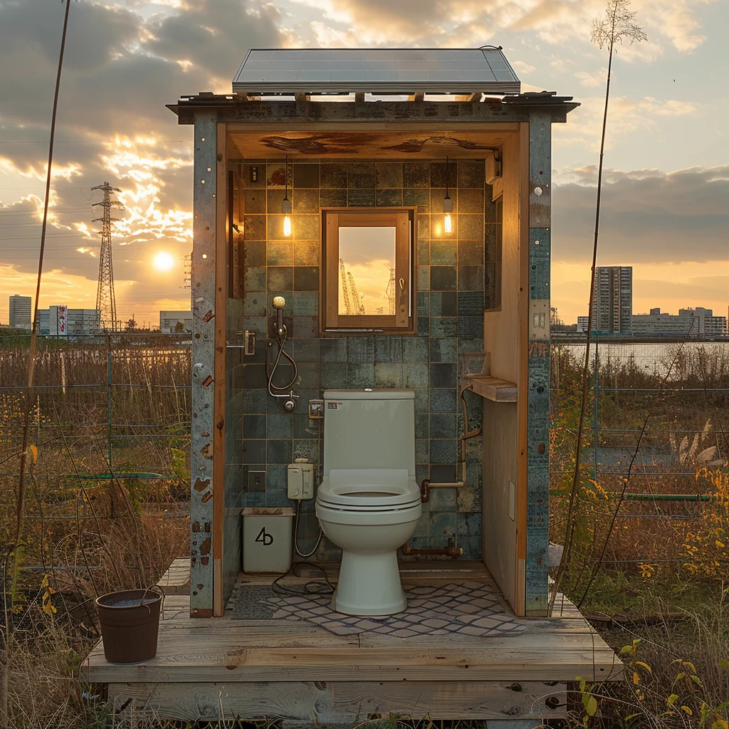 Toilette solaire