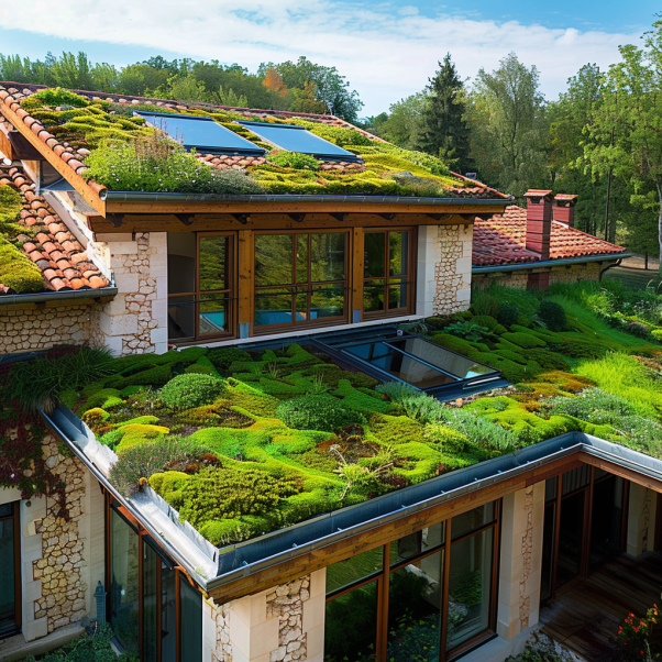 Toiture végétalisée (toit vert)