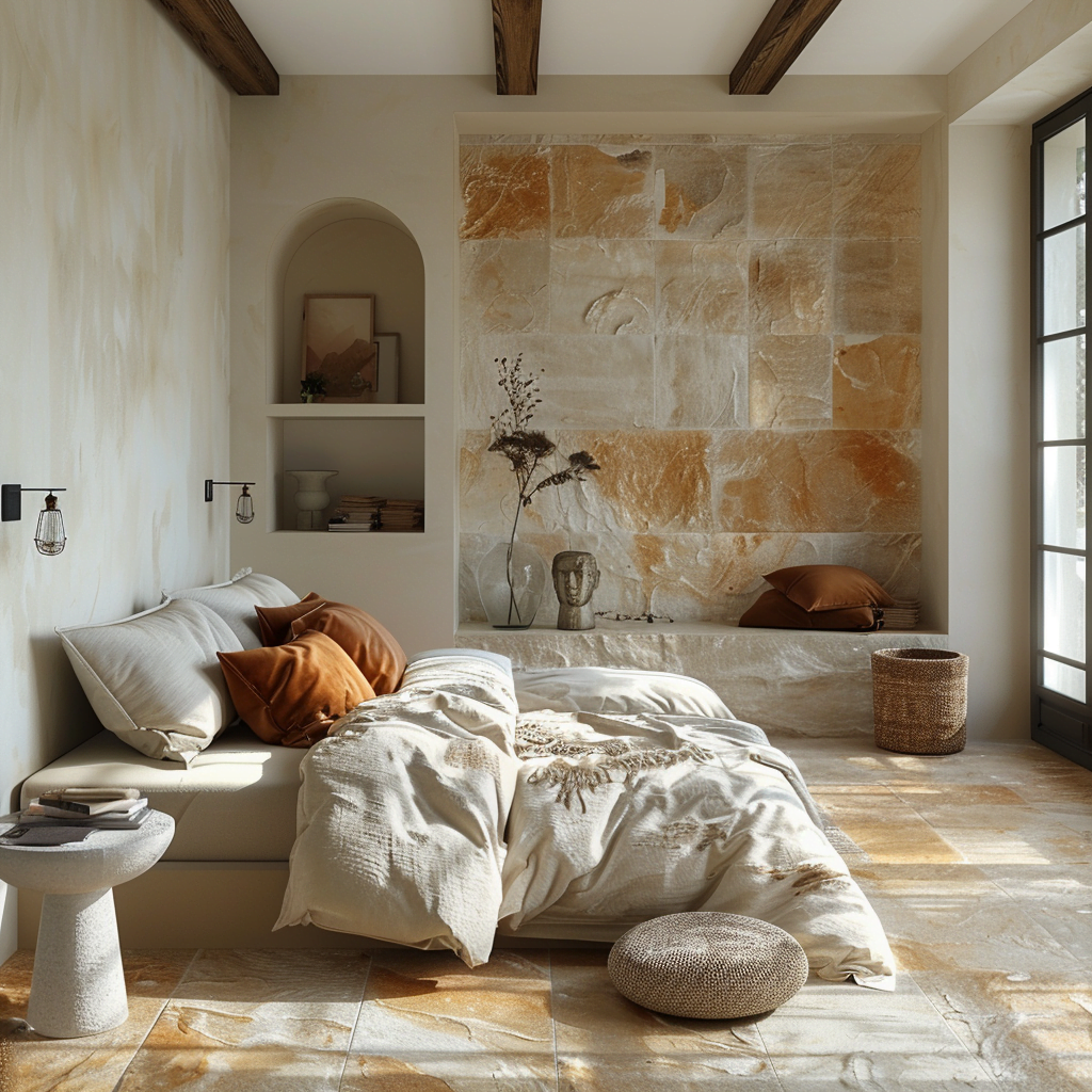 Chambre a coucher en gres cerames